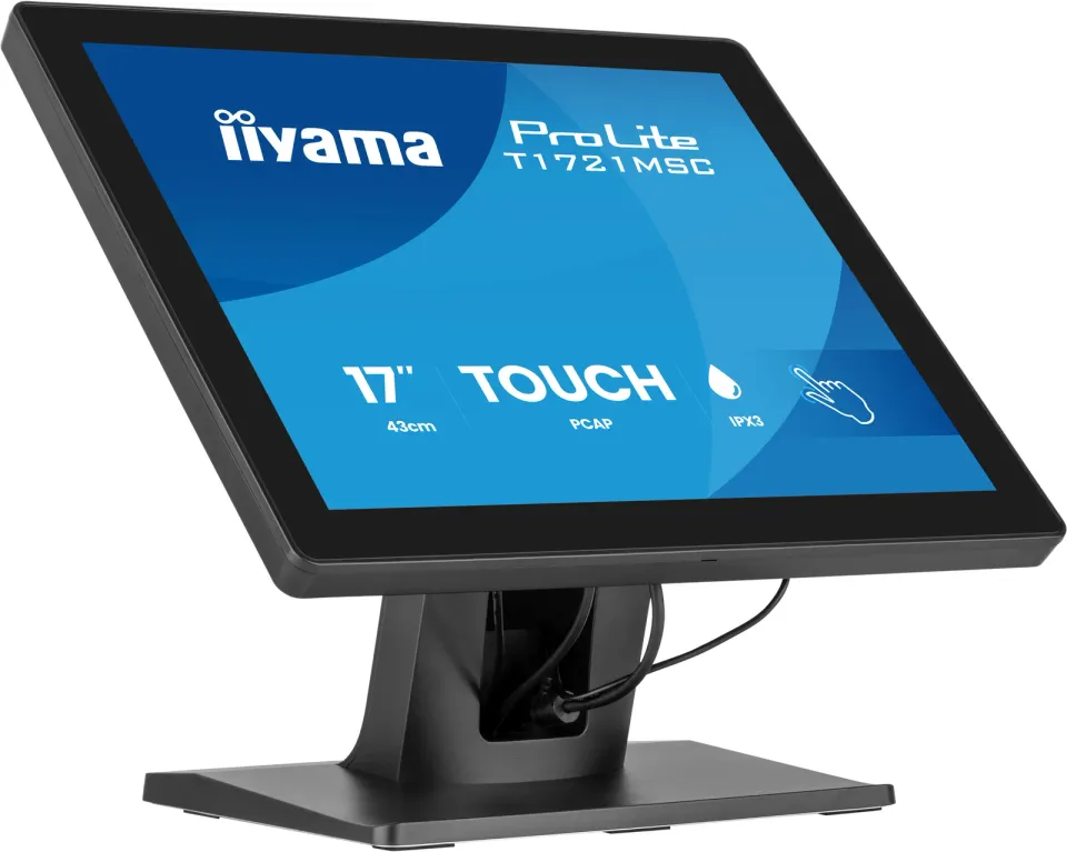 17" iiyama T1721MSC-B3:PCAP,10P,HDMI,repro