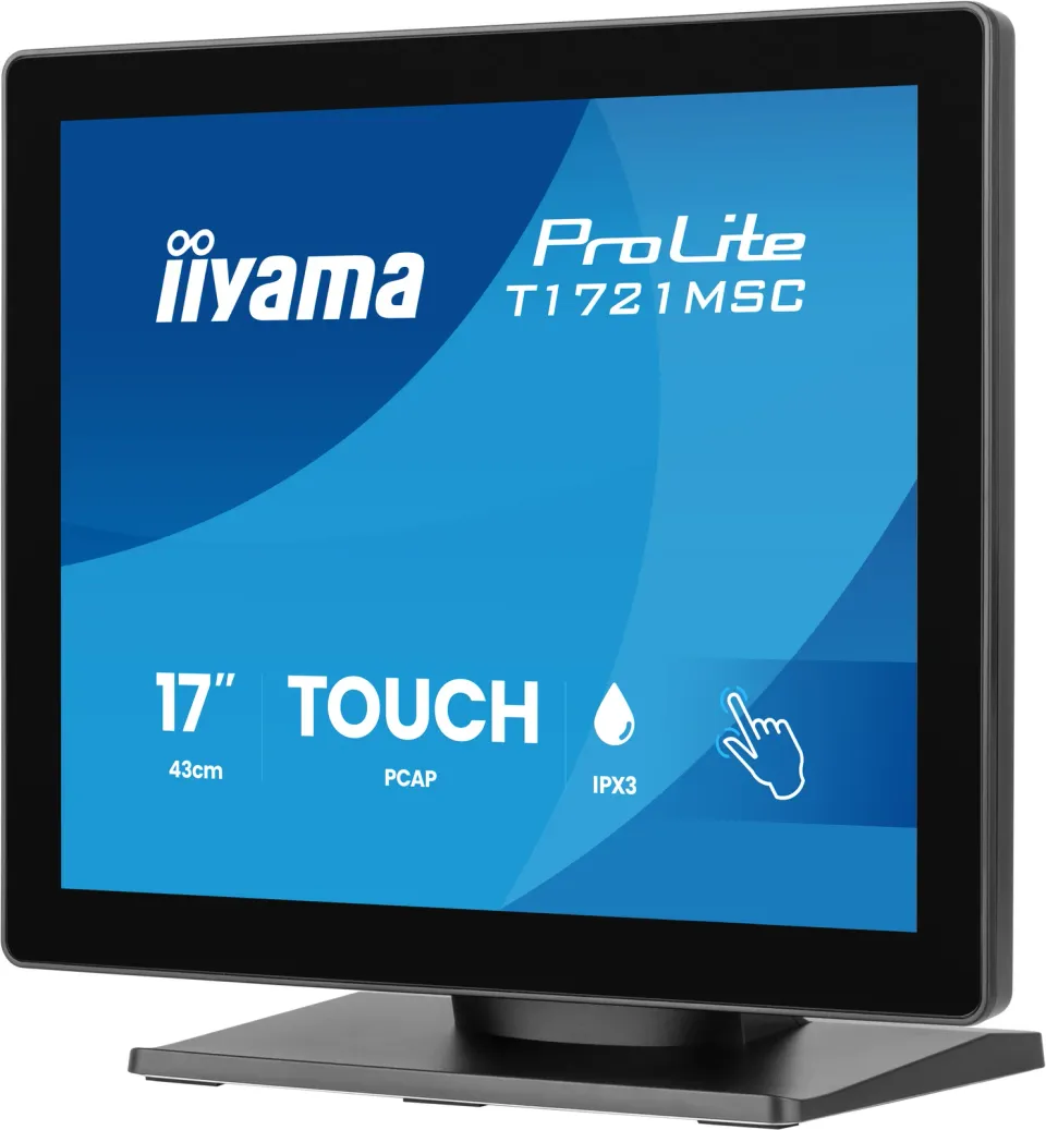 17" iiyama T1721MSC-B3:PCAP,10P,HDMI,repro