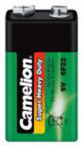 CAMELION SUPER HD E-BLOK 9V 1ks 6F22 baterie zinková 9V 1ks