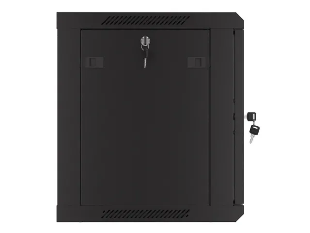 LANBERG 19" RACKOVÁ SKŘÍŇ PRO MONTÁŽ NA STĚNU 9U/600X450 S PERFOROVANÝMI DVEŘMI ČERNÁ