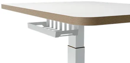 Leitz Ergo výškově nastavitelný elektrický ergonomický stůl, bílý