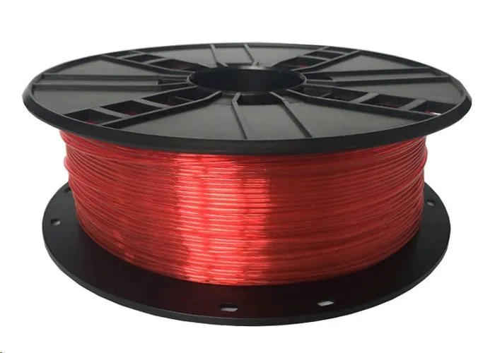 GEMBIRD Tisková struna (filament), PETG, 1,75mm, 1kg, červená