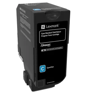 Lexmark CS720, CS725, CX725 Cyan Standard Yield Return Programme Toner Cartridge
