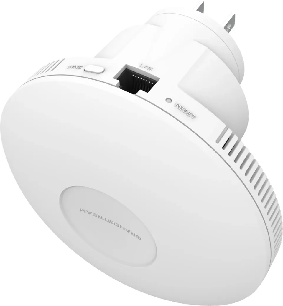 Grandstream GWN7660EM Wi-Fi 6 Extender a AP, MU-MIMO, MESH, captive portál, 16 SSID, QoS, VLAN