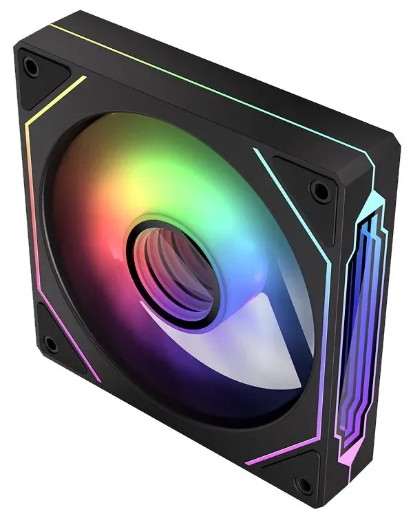 Krux ventilátor Corvus 120 ARGB / 120 mm ARGB fan / infinity mirror efekt