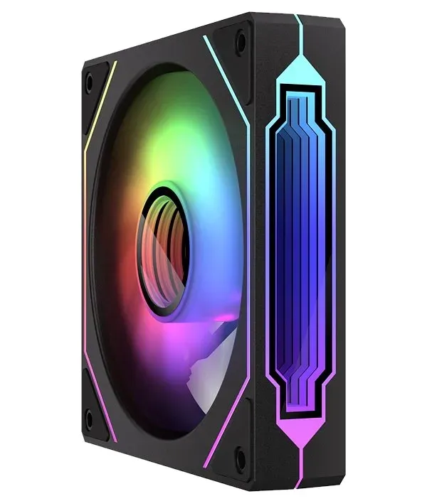 Krux ventilátor Corvus 120 ARGB / 120 mm ARGB fan / infinity mirror efekt
