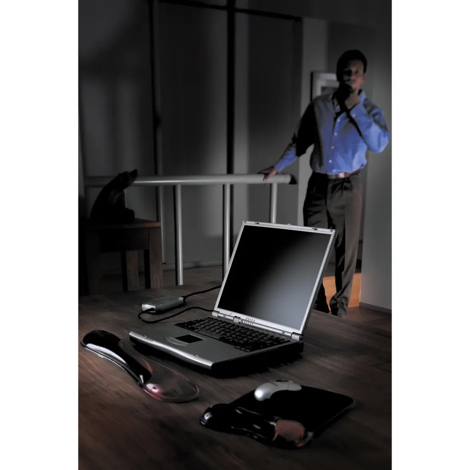 Kensington podložka pod myš Duo Gel Mouse Pad - černo-červená