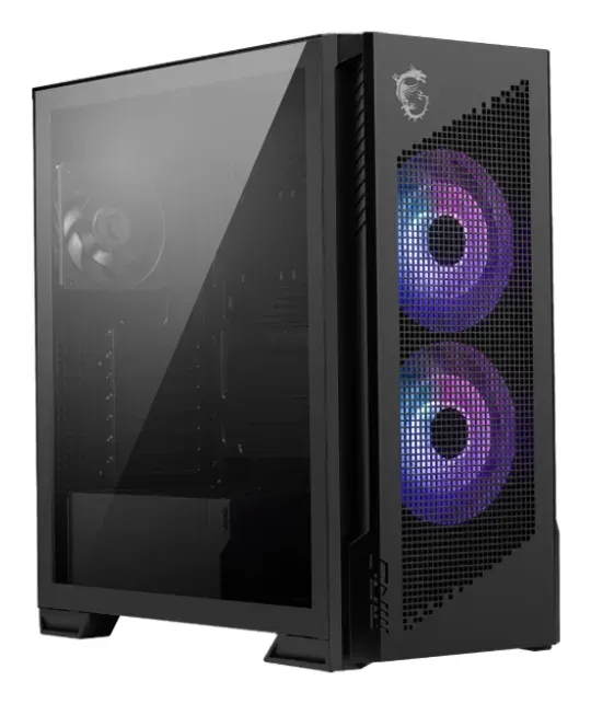 MSI skříň MPG VELOX 300R AIRFLOW PZ/ bez zdroje/ temperované sklo/ 2x 160mm fan/ 1x 120mm fan/ 2x USB/ 1x USB-C/ černá