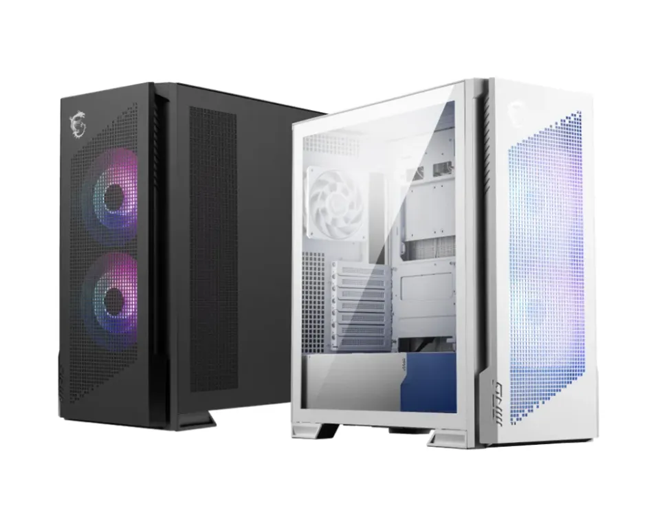 MSI skříň MPG VELOX 300R AIRFLOW PZ/ bez zdroje/ temperované sklo/ 2x 160mm fan/ 1x 120mm fan/ 2x USB/ 1x USB-C/ černá