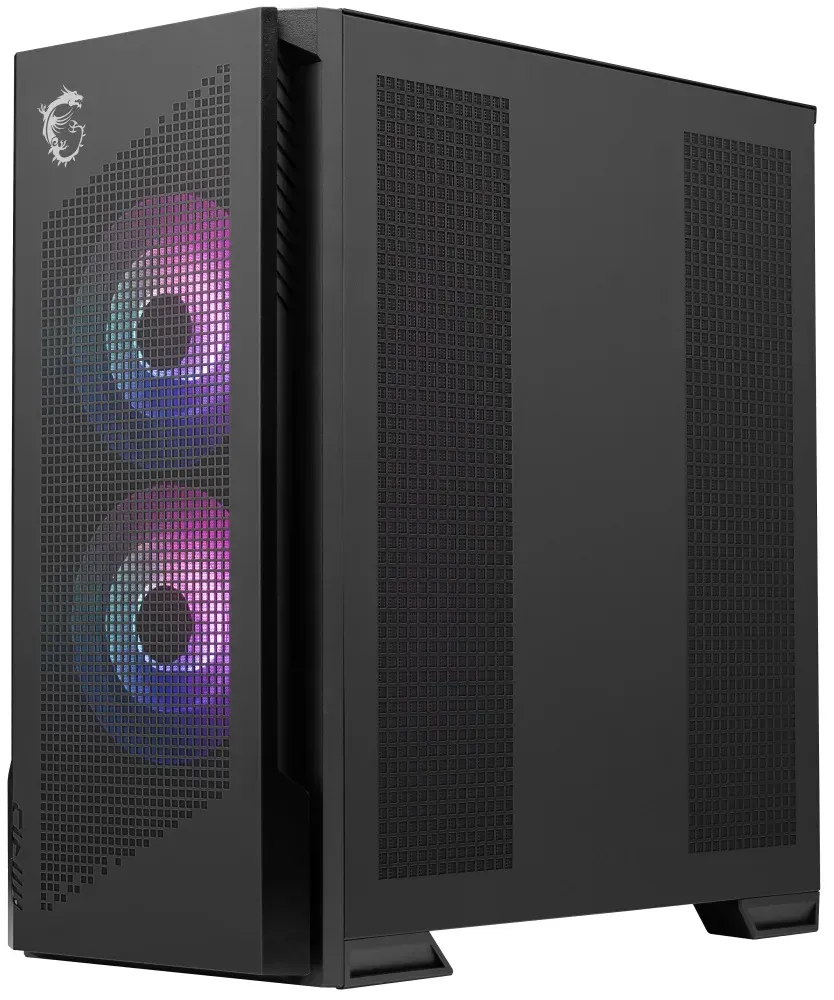 MSI skříň MPG VELOX 300R AIRFLOW PZ/ bez zdroje/ temperované sklo/ 2x 160mm fan/ 1x 120mm fan/ 2x USB/ 1x USB-C/ černá