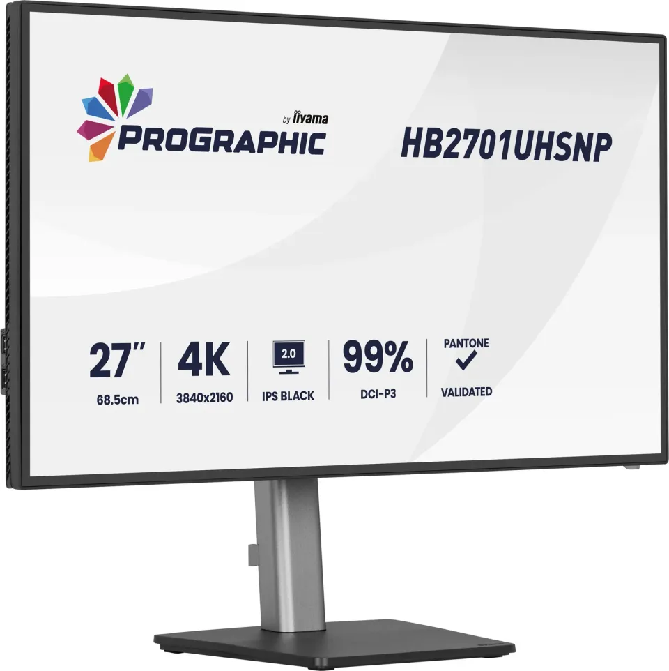 iiyama ProGraphic/HB2701UHSNP-B1/27"/IPS/4K UHD/60Hz/4ms/Černá/3R