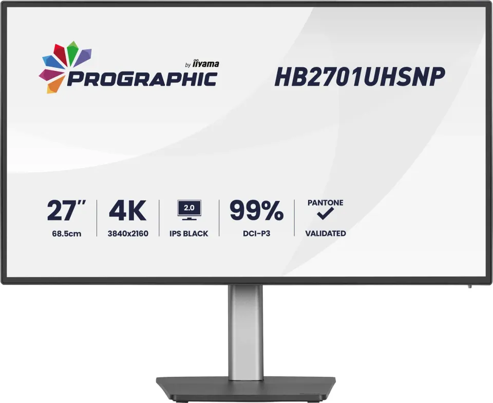 iiyama ProGraphic/HB2701UHSNP-B1/27"/IPS/4K UHD/60Hz/4ms/Černá/3R