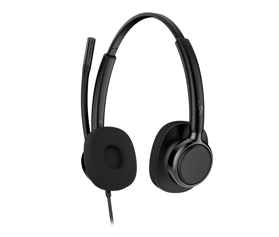 HP Poly Mission 425 Stereo USB Wired Headset Classic WW