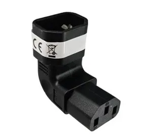 Premium Cord Adaptér vertikálně úhlový IEC C13 female na IEC C14 male, napětí 23