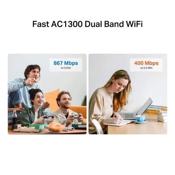 MERCUSYS MA32H WiFi5 USB adapter (AC1300,2,4GHz/5GHz,USB3.0)