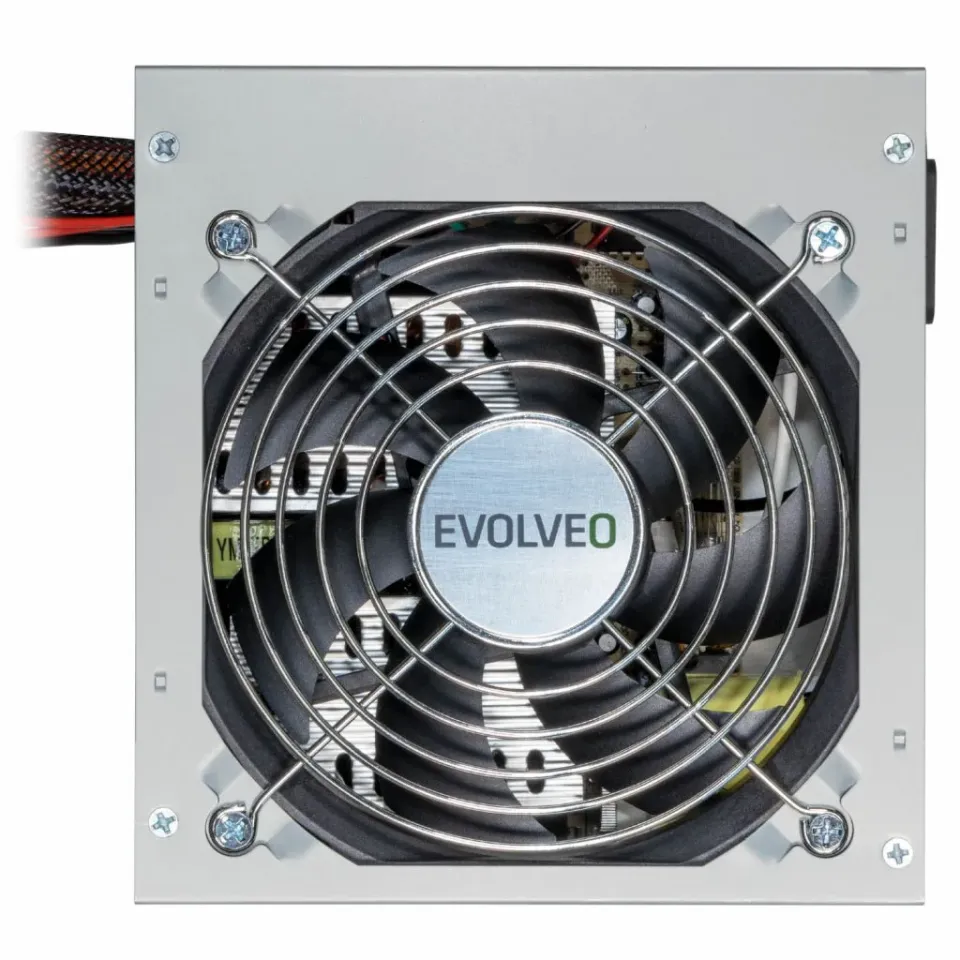 EVOLVEO Pulse 350ATX, zdroj 350W, ATX 2.2, 1× PCIe, pas. PFC, tichý 120mm ventil