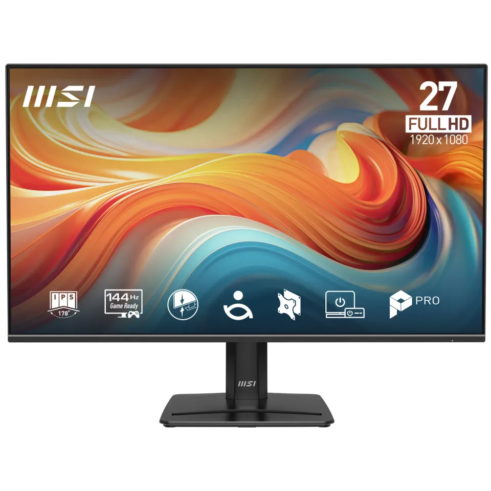 MSI monitor PRO MP271 E14A, 27" IPS/1920 x 1080 (FHD)/144Hz/1ms/DP/HDMI/D-Sub/če