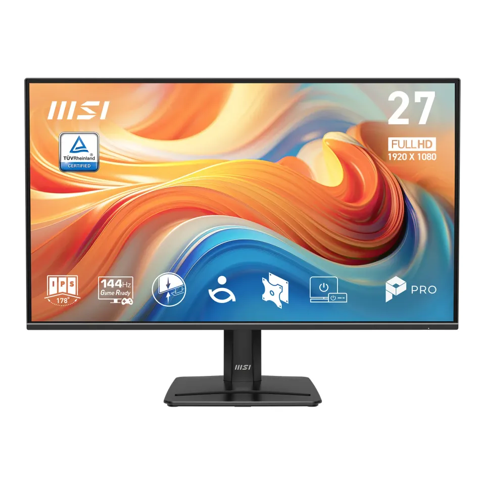 MSI monitor PRO MP271 E14A, 27" IPS/1920 x 1080 (FHD)/144Hz/1ms/DP/HDMI/D-Sub/če
