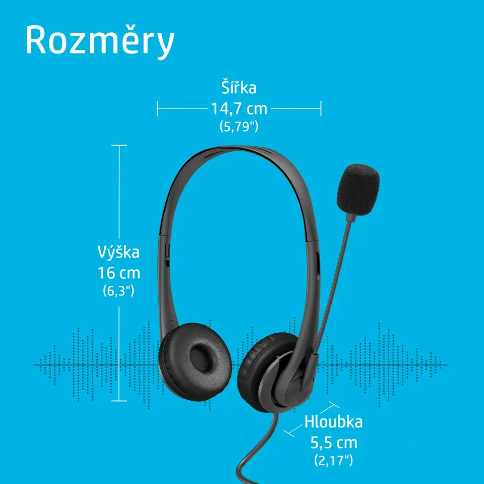 HP Wired USB-A Stereo Headset EURO