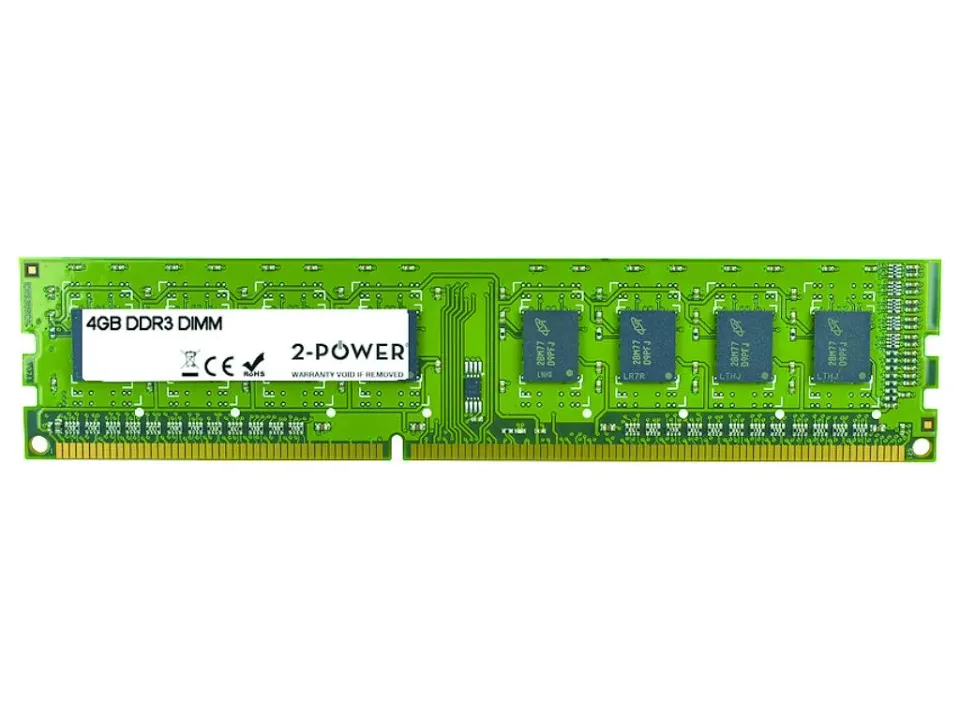 2-Power 4GB MultiSpeed 1066/1333/1600 MHz DDR3 Non-ECC DIMM 2Rx8