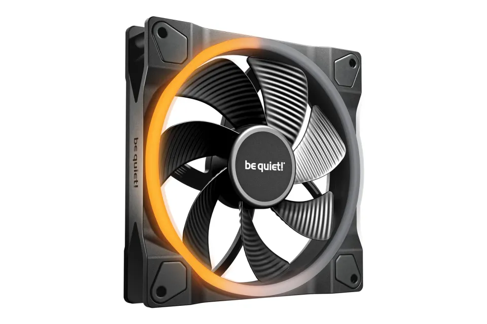 Be quiet! / ventilátor Light Wings 140mm PWM Reverse / 140mm ARGB / PWM / černý