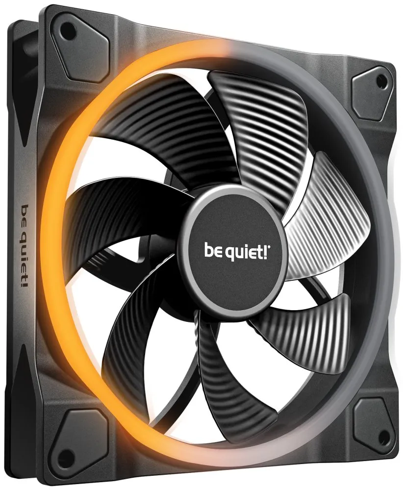 Be quiet! / ventilátor Light Wings 140mm PWM Reverse / 140mm ARGB / PWM / černý