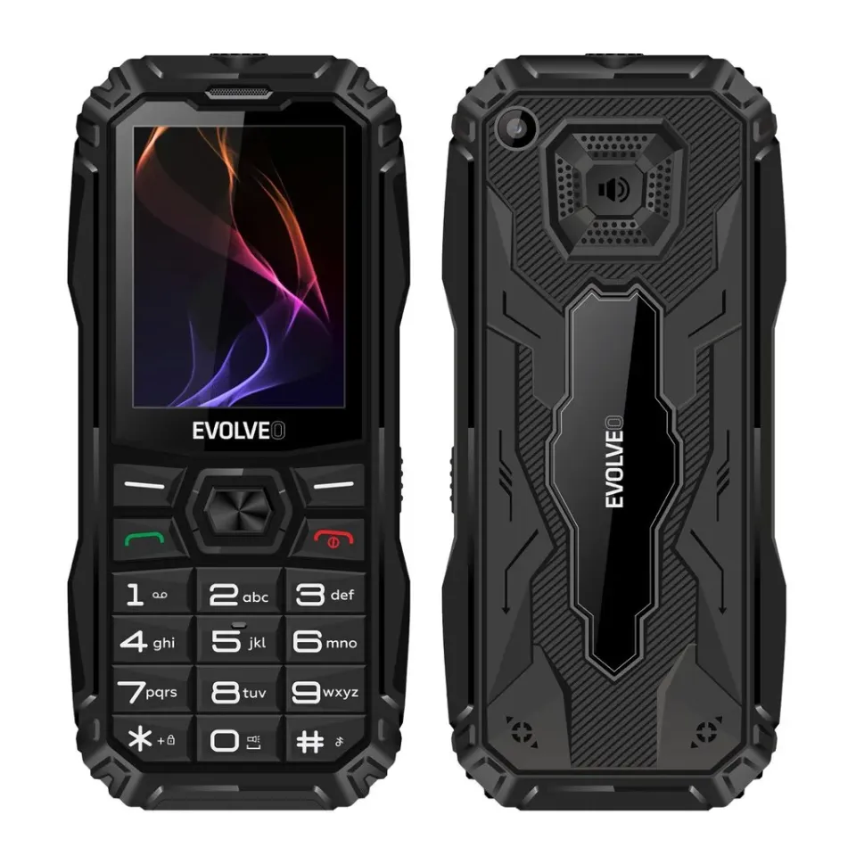 EVOLVEO MaxPhone A1, tlačítkový Dual SIM telefon, černý