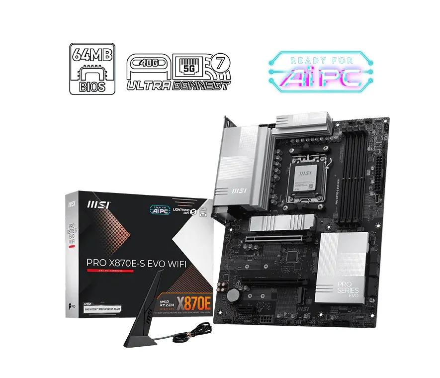 MSI PRO X870E-S EVO WIFI/AM5/ATX