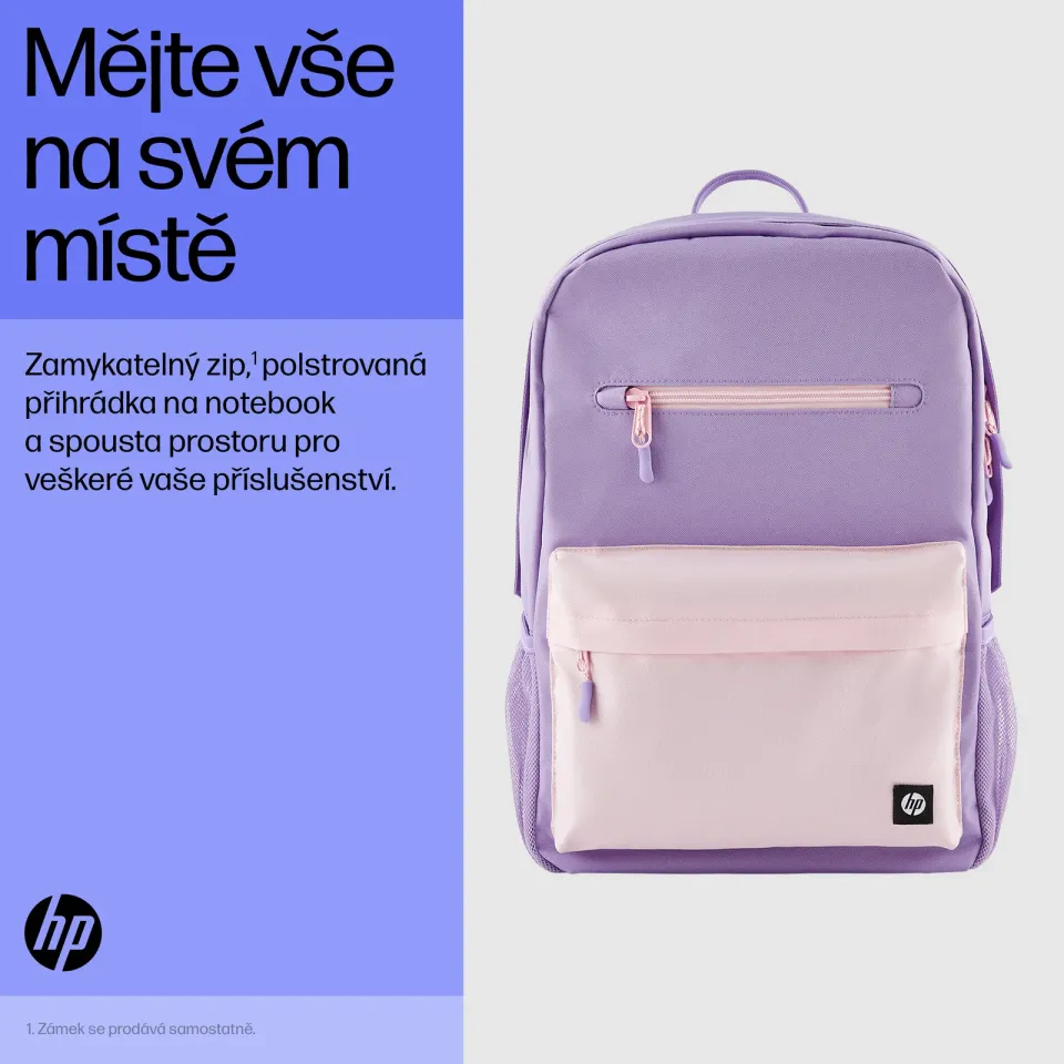 HP Campus Lavender Backpack - Batoh