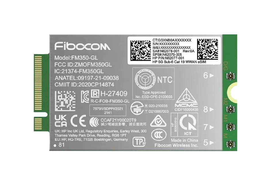 HP 5G NR/4G WWAN