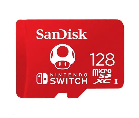 Sandisk microSDXC pro Nintendo Switch 128 GB, V30, U3, C10, A1, UHS-1, 100MB/s R