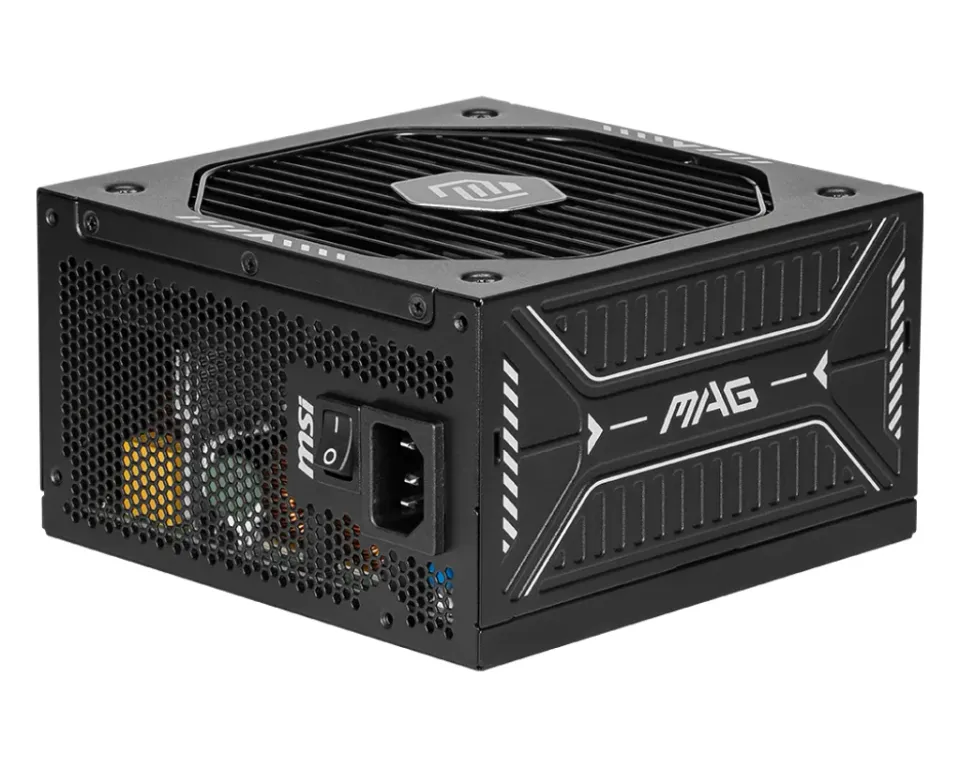 MSI zdroj MAG A750GLS PCIE5/ 750W/ ATX3.1/ akt. PFC/ 7 let celk. záruka/ 135mm fan/ modulární kabeláž/ 80PLUS Gold