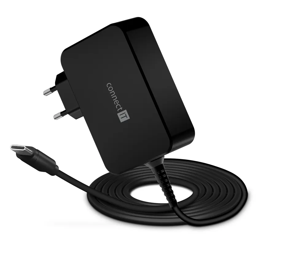 CONNECT IT C-Power 140W univerzální notebookový adaptér USB-C PD 140 W ČERNÝ