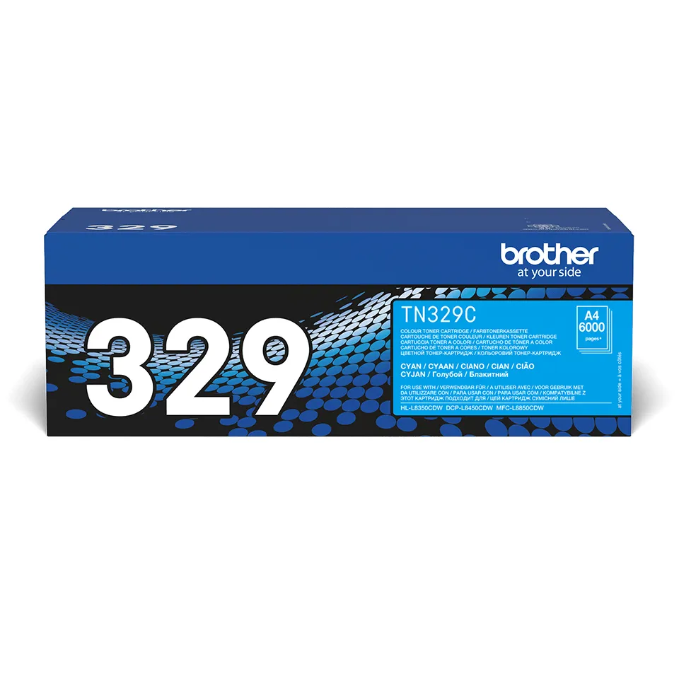 Brother - TN-329C, toner cyan, 6 000 str.