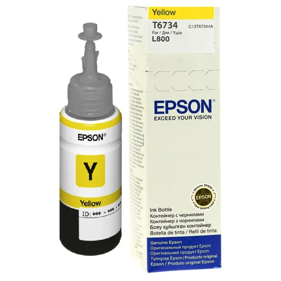 EPSON originální náplň T6734 žlutá