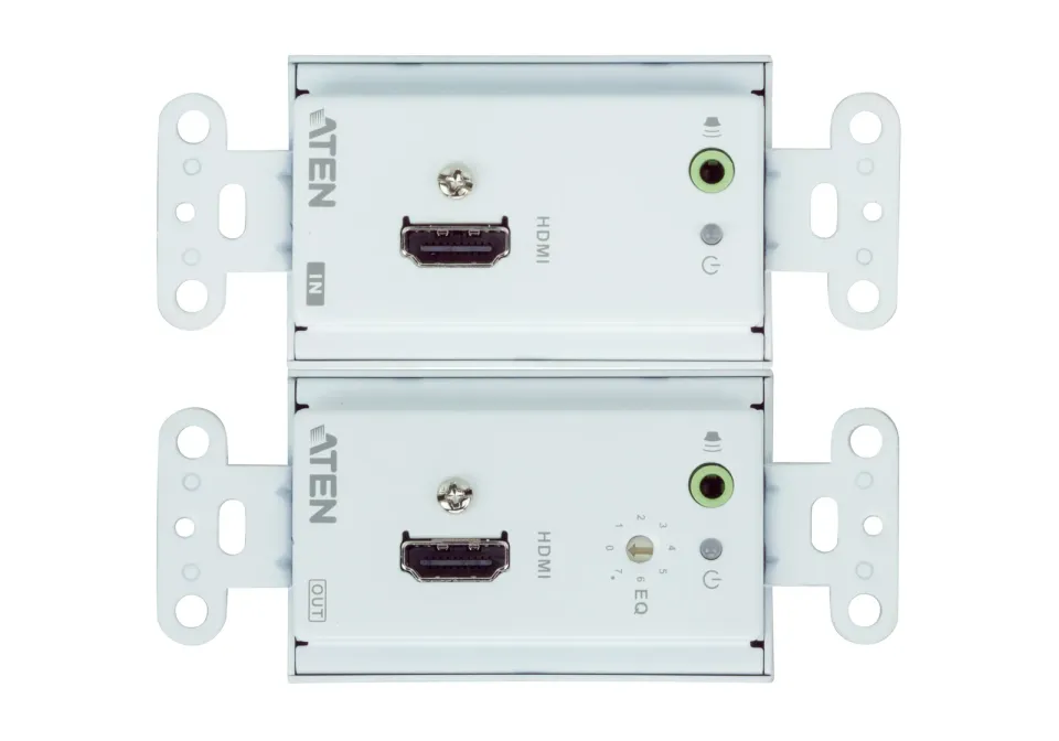 ATEN VE806-AT-G HDMI Over Cat 5 Extender Wall Plate W/EU ADP