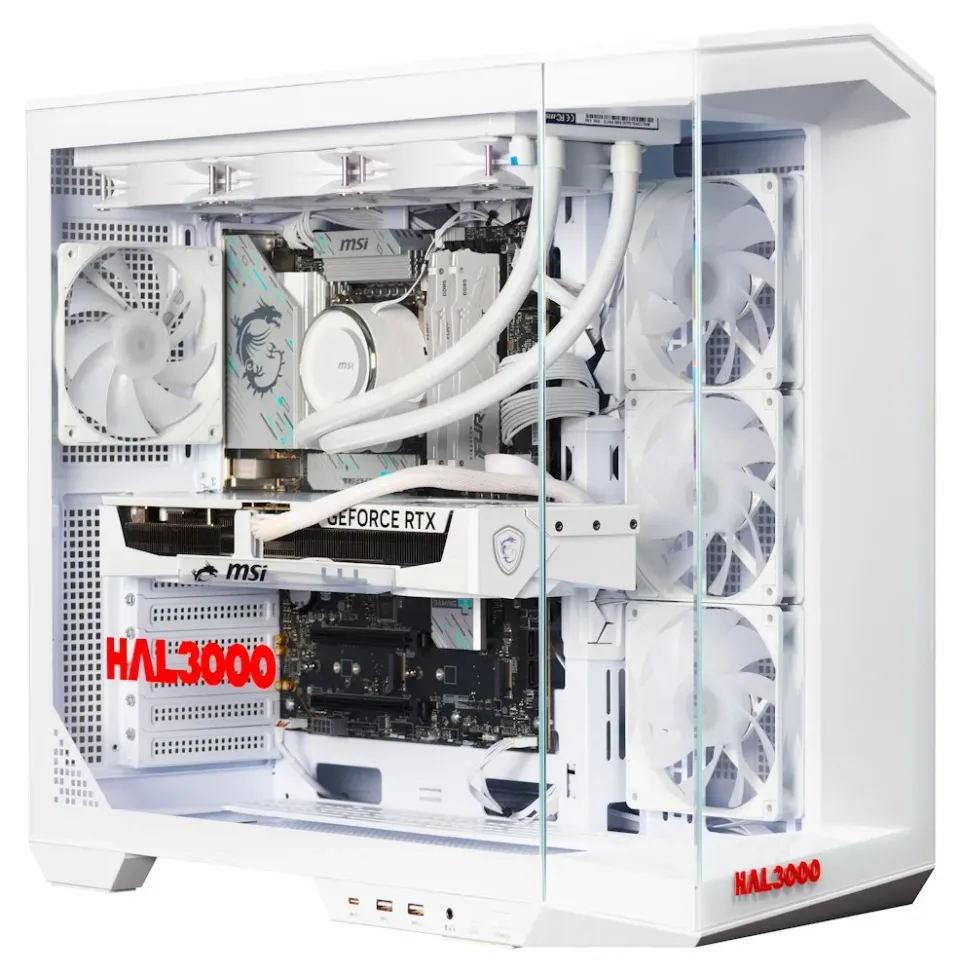 HAL3000 Master Gamer Ultimate-K White / Intel Core Ultra 7 270K/ 32GB DDR5/ RTX 5070 Ti/ 2TB PCIe4 SSD/ WiFi/ W11