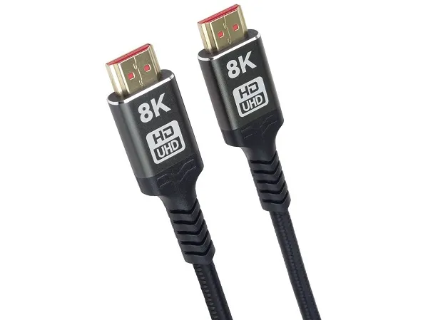 PremiumCord ULTRA HDMI 2.1 High Speed + Ethernet kabel 8K@60Hz,zlacené 0,5m (kphdm21b05)