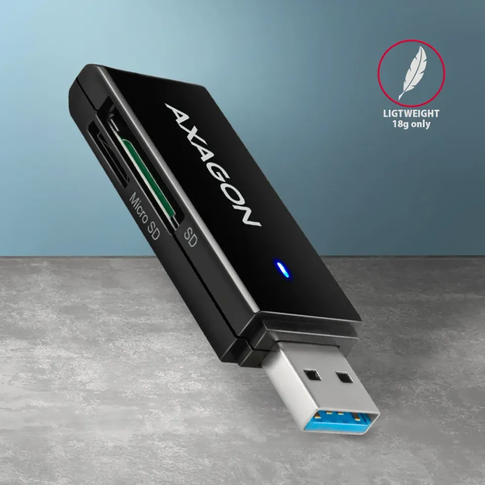 AXAGON CRE-S2N superspeed USB-A čtečka