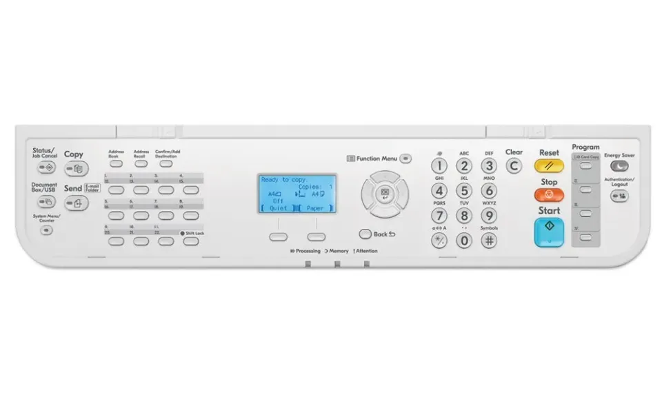 Kyocera ECOSYS MA4500x/ A4 MFP černobílá/ čb/ 45ppm/ 1200 dpi/ duplex/ DADF/ USB/ LAN + toner 6000str