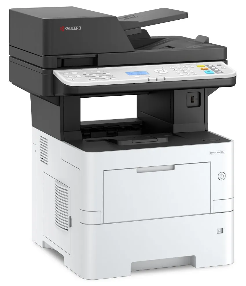 Kyocera ECOSYS MA4500x/ A4 MFP černobílá/ čb/ 45ppm/ 1200 dpi/ duplex/ DADF/ USB/ LAN + toner 6000str