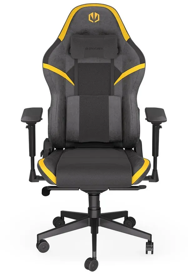 Endorfy herní židle Scrim YL/kůže + textil/žlutočerná