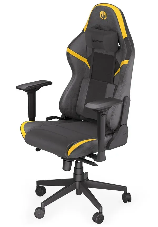 Endorfy herní židle Scrim YL/kůže + textil/žlutočerná