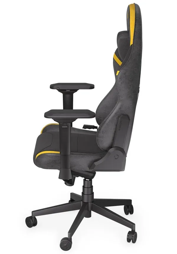 Endorfy herní židle Scrim YL/kůže + textil/žlutočerná