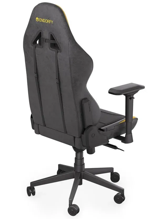 Endorfy herní židle Scrim YL/kůže + textil/žlutočerná