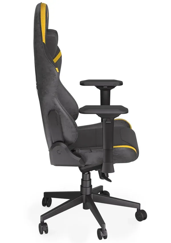 Endorfy herní židle Scrim YL/kůže + textil/žlutočerná