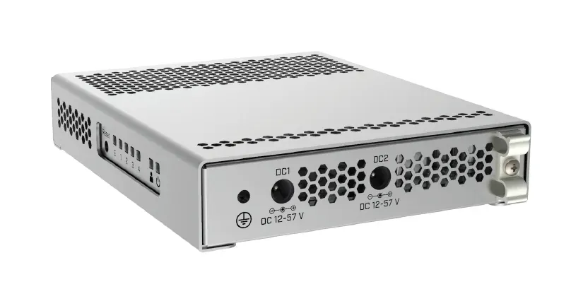 MikroTik Cloud Router Switch CRS305-1G-4S+IN, Dual Boot (SwitchOS, RouterOS), 800MHz, 512MB RAM, 4xSFP+, vč.L5