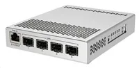 MikroTik Cloud Router Switch CRS305-1G-4S+IN, Dual Boot (SwitchOS, RouterOS), 800MHz, 512MB RAM, 4xSFP+, vč.L5