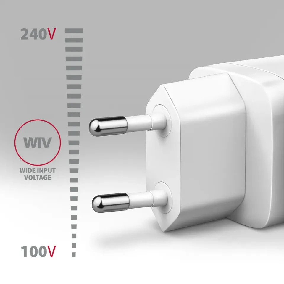 AXAGON ACU-PD20W, nabíječka do sítě 20W, 1x port USB-C, PD3.0/PPS/QC4+/AFC/Apple