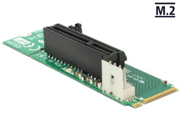 Delock Adapter M.2 NGFF Key M Stecker > PCI Express x4 Slot